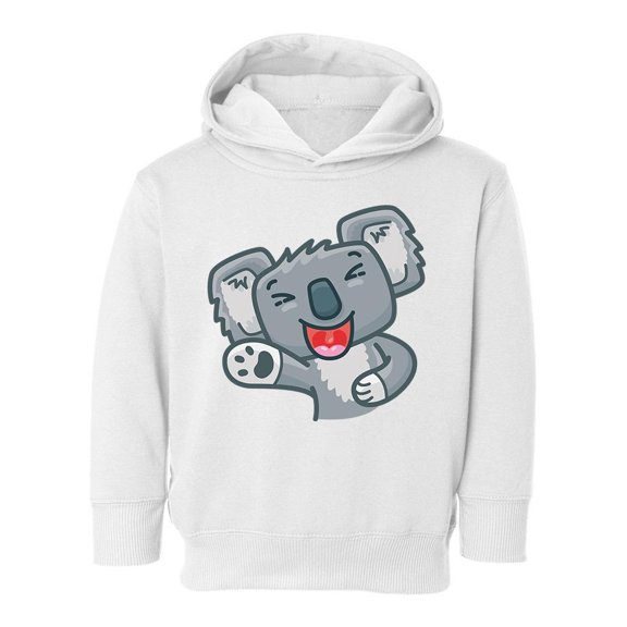 Cute Koala Laughing Hoodie Toddler -Image by Shutterstock, 5 Toddler