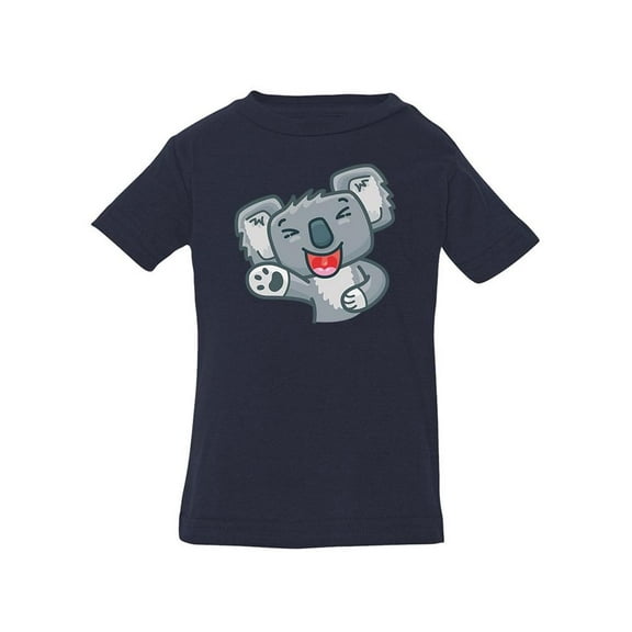 Cute Koala Laughing T-Shirt Infant -Image by Shutterstock, 6 Months