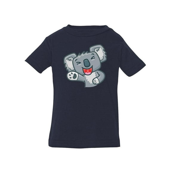 Cute Koala Laughing T-Shirt Infant -Image by Shutterstock, 6 Months