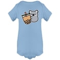 thumbnail image 1 of Cute Koala Loves Boba Tea Bodysuit Infant -Image by Shutterstock,  Newborn, 1 of 2