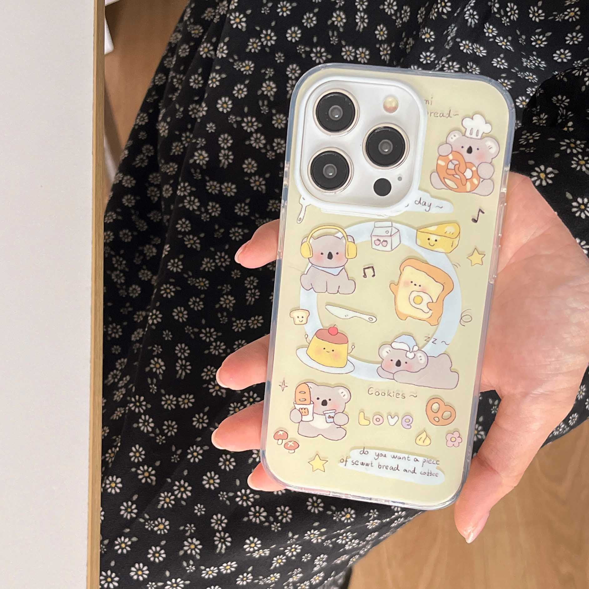 Cute Koala Stand Holder Cover For Iphone 15Pro 13 15promax