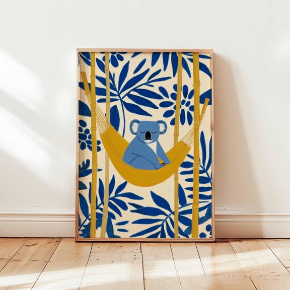 Cute Koala Nursery Poster Unframed Paper Print