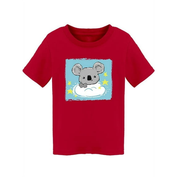Cute Koala On A Cloud T-Shirt Toddler -Image by Shutterstock, 4 Toddler