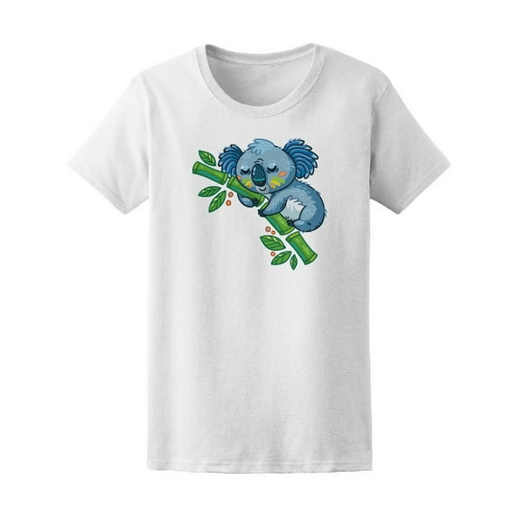 Cute Koala On A Tree T-Shirt Women -Image by Shutterstock, Female Medium