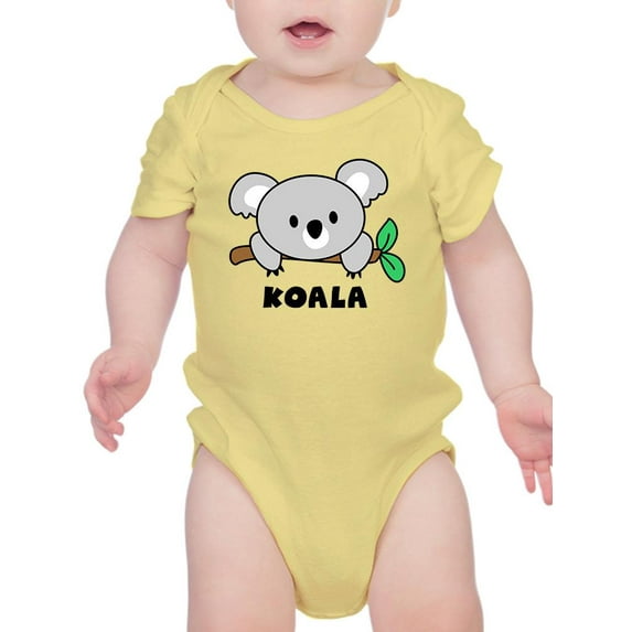 Cute Koala On Branch Bodysuit Infant -Image by Shutterstock, 18 Months