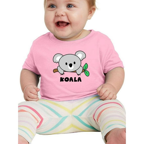 Cute Koala On Branch T-Shirt Infant -Image by Shutterstock, 12 Months