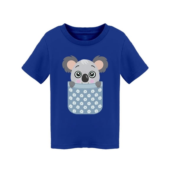Cute Koala Peeking Inside Pocket T-Shirt Toddler -Image by Shutterstock,  5 Toddler