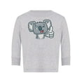 thumbnail image 1 of Cute Koala Thumb Up Long Sleeve Toddler -Image by Shutterstock,  5 Toddler, 1 of 4