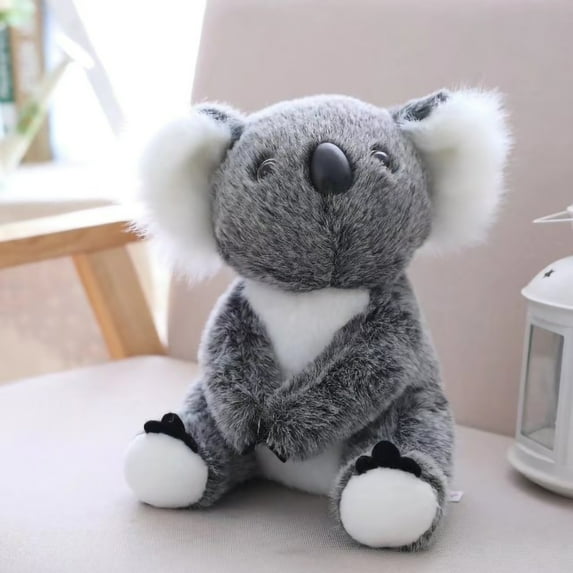 Cute Koala Toys Soft Plushie Pillow Furry Pillow Stress Relief Sensory Toys Sleep Buddy Pets Can Be Machine Washable, for_Clas-Sroom Birthday Christmas Gifts (7.09'')
