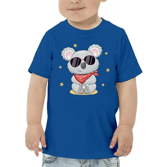 Cute Koala W Red Scarf T-Shirt Toddler -Image by Shutterstock, 2 Toddler