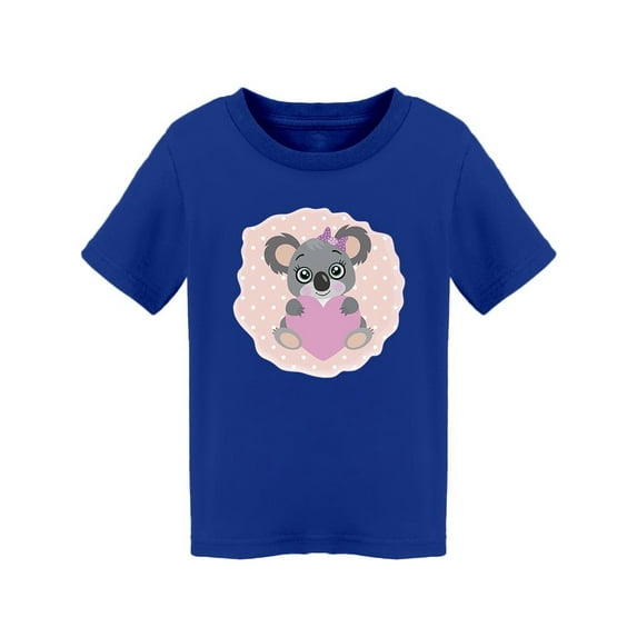 Cute Koala With Heart T-Shirt Toddler -Image by Shutterstock, 5 Toddler