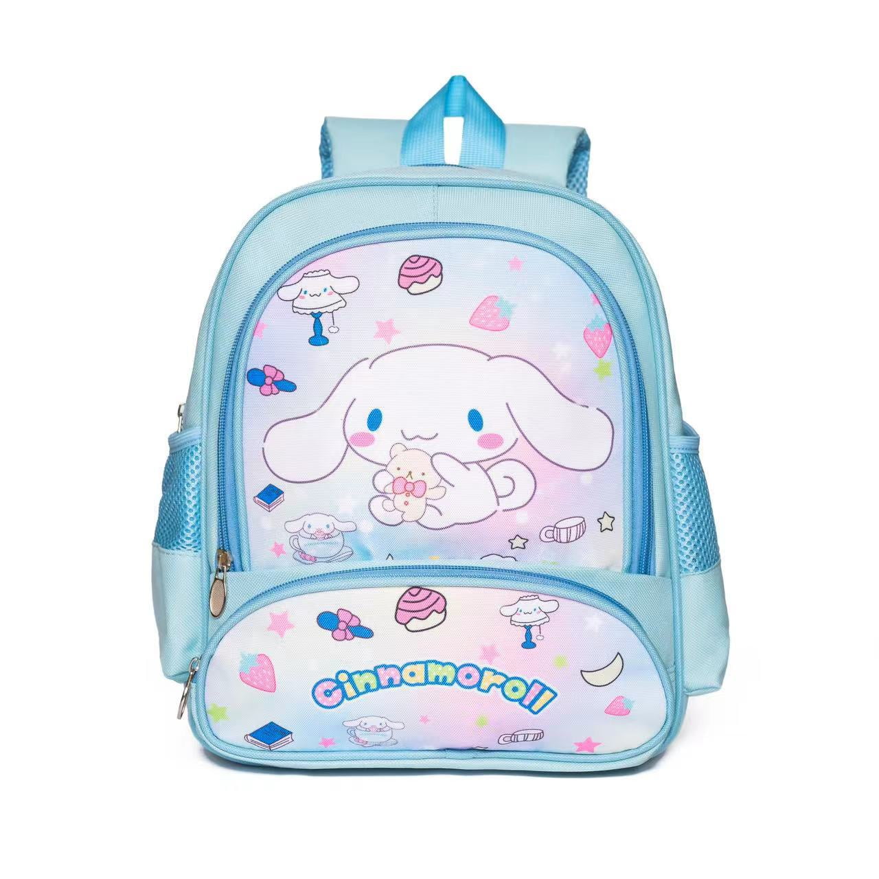 Cute Kuromi Cinnamoroll Kitty My Melody Cartoon School Backpack, 13 ...