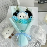 Cute Kuromi My Melody Plush Doll Bouquet Pompompurin Stuffed Plush Toys Handheld Flower Friends Anniversary Gifts