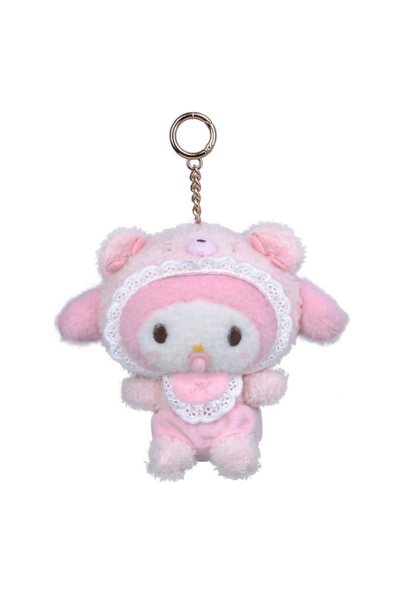 Cute Kuromi Plush Keychain Anime Cartoon Figure Pendant,Japan Anime Cartoon Cute Plush Keychain