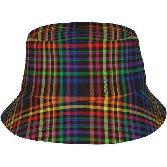 Cute LGBT Gay Pride Rainbow Bucket Hats for Women Men Fashion Sun Cap Packable Outdoor LGBT Fisherman Hat