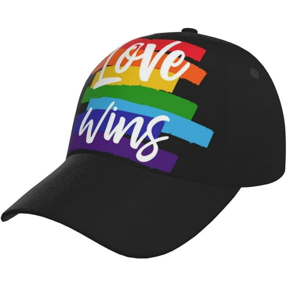 Cute LGBT Hats Rainbow Pride LGBT Gay Pride Baseball Cap Men Women Adjustable LGBT Trucker Hat Snapback Hats