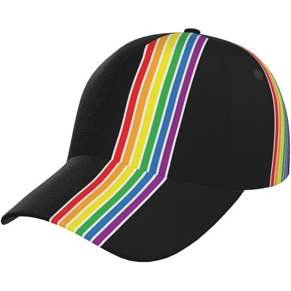 Cute LGBT Hats Rainbow Pride LGBT Gay Pride Baseball Cap Men Women Adjustable LGBT Trucker Hat Snapback Hats