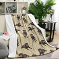 thumbnail image 1 of Cute Labrador Blanket,Comfortable Soft Flannel Throw Blanket,All Season,Warm Lightweight Blankets for Sofa Bed Couch Living Room Chair,40"x50"(100x130cm), 1 of 4