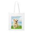 Cute Labrador Dog Printed, Shopping Handbag Grocery Bag Tote Bag Canvas