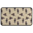 thumbnail image 1 of Cute Labrador Door Rugs,Washable Non Slip Door Mats Indoor,Decorative Door Mats,Entry Mat Indoor for Entrance,Bedroom,Kitchen,Bathroom,30"x17", 1 of 6