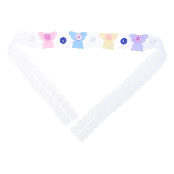 Cute Lace Collar Necklace Sweet Rhinestone Bear Choker Lovely Clavicle Chain