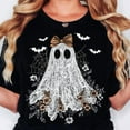 thumbnail image 1 of Cute Lace Ghost T-shirt, Boo In Boojee, Halloween Boo Lace Bow Shirt, Halloween Shirt, Boo Ghost Shirt , Cute Boo Halloween TH140603, 1 of 5