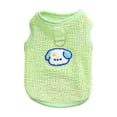 thumbnail image 1 of Cute Lace-Up Short Sleeve Pet Shirt 11.81x7.87in - Breathable Nylon Dog & Cat Clothes for Small/Medium Breeds, Teddy Puppy Outdoor Indoor Apparel (A)​, 1 of 6