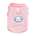 thumbnail image 1 of Cute Lace-Up Short Sleeve Pet Shirt 11.81x7.87in - Breathable Nylon Dog & Cat Clothes for Small/Medium Breeds, Teddy Puppy Outdoor Indoor Apparel (E)​, 1 of 6