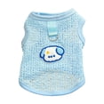 thumbnail image 1 of Cute Lace-Up Short Sleeve Pet Shirt 11.81x7.87in - Breathable Nylon Dog & Cat Clothes for Small/Medium Breeds, Teddy Puppy Outdoor Indoor Apparel (H)​, 1 of 6