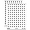 thumbnail image 1 of Cute Ladybug 200+ Round Stickers - White - Gloss Finish - 0.50" Size, 1 of 3