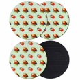 thumbnail image 1 of Cute Ladybugs Coasters Set of 4, Absorbent Coasters for Drinks, Spring Botanical Leaves Green Coaster for Desk Coffee Table Protection, Home Decor House Warming Gifts 4", 1 of 8
