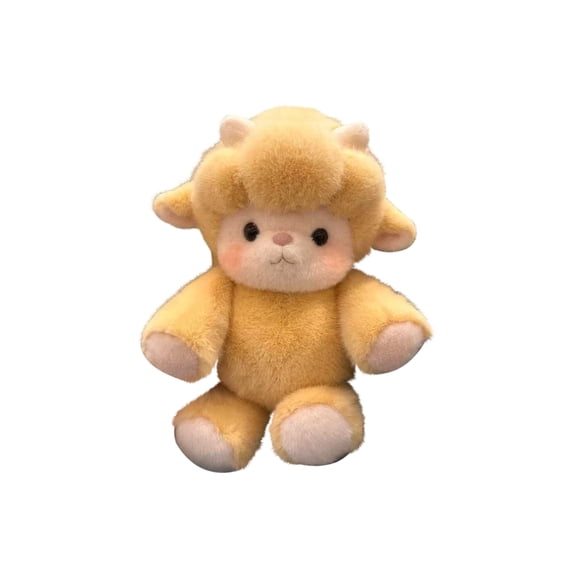 Cute Lamb Plush Toy Stuffed Animal Soft Hugging Pillow Birthday Gift for Kids