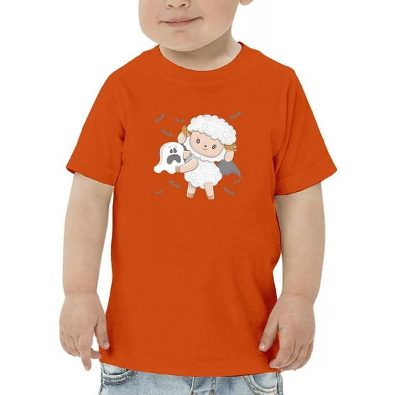 Cute Lamb W Ghost T-Shirt Toddler -Image by Shutterstock,  2 Toddler