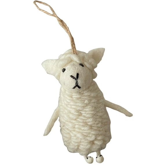 Cute Lamb Wool Felt Pendant Multiple Adorable Styles Soft Comfortable Material Portable Design Ideal For Home Car Decor Gift For Friends Adults Well-Made