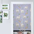thumbnail image 1 of Cute Lambs Spring Flowers Butterflies Pattern Door Curtain Nordic Living Room DoorCurtain Porch Partition Curtain Kitchen Rative Half Curtain, 1 of 4