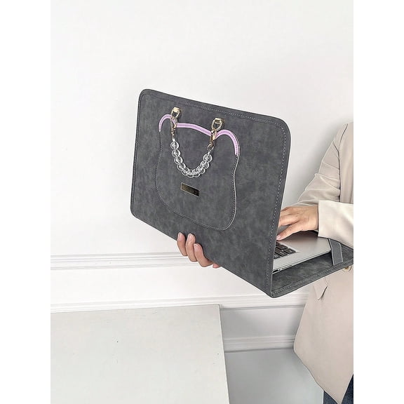 Cute Laptop Sleeve Bag 14 Inch Carrying Case 15 6 Inch Protective Cover14 InchesDark Grey