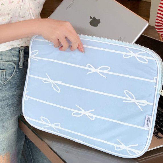 Cute Laptop Sleeve Storage Bag 11/13/15 Inch for Macbook Air 13.3 Pro for Xiaomi Lenovo Dell Notebook Soft Case for ipad MFor ipad 5 6 Pouch (SKY BLUE,15 15.6 inch)