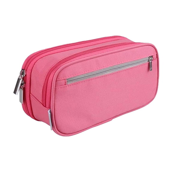 Cute Large Initial Pencil Pouch Aesthetic With Zipper Pen Case Box For Home Office And Travel(PK1,One Size)