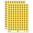 thumbnail image 1 of Cute Leaf 200+ Round Stickers - Yellow - Gloss Finish - 0.50" Size, 1 of 3