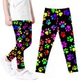 thumbnail image 1 of Cute Leggings Girls Funny Print Casual Stretch Cozy Cotton Long Pants Fashion Slimming Sweet Toddler Outfits, Multicolor, 6 Years, 1 of 4