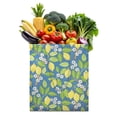 thumbnail image 1 of Cute Lemon Canvas Tote Bag – Reusable Grocery Bag with Vintage Yellow Fruit Print, Floral Design & Eco-Friendly Aesthetic for Summer and Everyday Use, 1 of 7