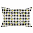 thumbnail image 1 of Cute Lemon Floral Throw Pillow Cover 20 x 26 Inch Decorative Pillow Cover Farmhouse Black White Buffalo Plaid Lumbar Pillowcase Seasonal Rectangle Cushion Case for Couch Sofa Bed Living Room, 1 of 9