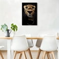 thumbnail image 1 of Cute Leopard Close-Up Portrait Framed Canvas Wall Art - Adorable Wild Cat Print For Living Room, Bedroom, Office Decor 24*36inch(60*90cm), 1 of 6