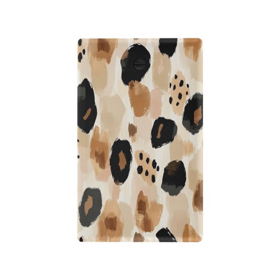 Cute Leopard Print Pattern Light Switch Cover Switch Plate Outlet Cover Plug Cover for Electrical Outlet
