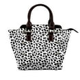 thumbnail image 1 of Cute Leopard Print Rivet Fashion One-Shoulder Women's Handbag Tote Bag, 1 of 6