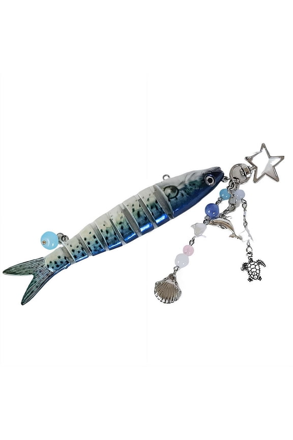 Cute Lifelike Fish Keychain, Y2K style Keychain Accessories for Bag Purse Gift, Fishing Gift