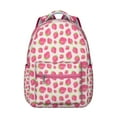 thumbnail image 1 of Cute Lightweight Backpack with Strawberry Theme Red Berry and Fruity Print for Summer School and Daily Travel, 1 of 6