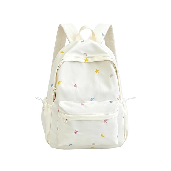 Cute Lightweight Fashion School Backpack Multicolor Casual Travel Bag for Students Daily Use Padded Straps and Roomy Compartment