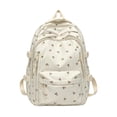thumbnail image 1 of Cute Lightweight Student School Backpack,Large Capacity Fashion Campus Bookbag and Casual Daypack for Classes,Commuting,Weekend Outings and Daily Carry,D, 1 of 4