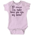 thumbnail image 1 of Cute Like Mom New Daughter Adorable Bodysuit Jumper Girls Infant Baby Brisco Brands 12M, 1 of 6